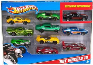 Hot Wheels - 10 Car Giftpack (54886) / Toys