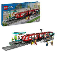 LEGO - LEGO City - Downtown Tram and Station (60423) / Toys