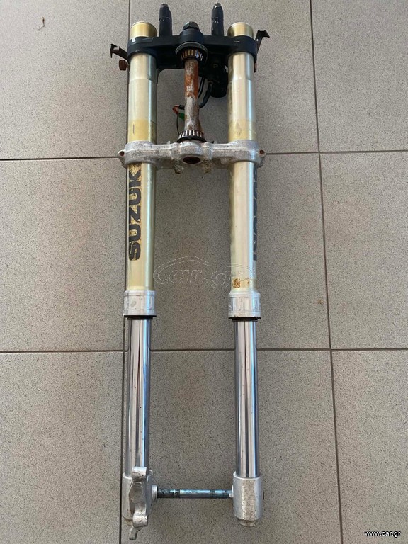 Suzuki TS200R TS 200 1989-1996 Ανάρτησή εμπρός Μπουκάλες Σταυρός τιμονοπλακα καβαλέτα τιμονιού όλα σε Άριστη κατάσταση!!!