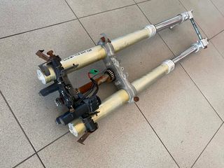 Suzuki TS200R TS 200 1989-1996 Ανάρτησή εμπρός Μπουκάλες Σταυρός τιμονοπλακα καβαλέτα τιμονιού όλα σε Άριστη κατάσταση!!!-thumb-6