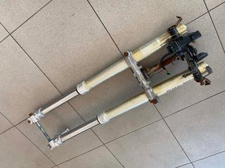 Suzuki TS200R TS 200 1989-1996 Ανάρτησή εμπρός Μπουκάλες Σταυρός τιμονοπλακα καβαλέτα τιμονιού όλα σε Άριστη κατάσταση!!!-thumb-7
