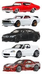 Fast & Furious Hot Wheels Premium Die-Cast Vehicles 1/64 979P Assortment (10)