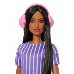 Barbie Purple Stripes doll-thumb-4