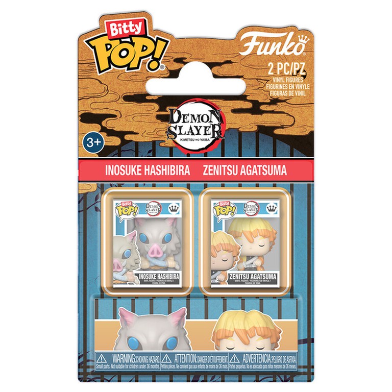 Bitty POP! pack 2 Demon Slayer Inosuke & Zenitsu