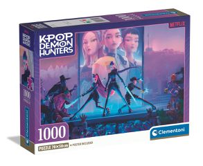 Clementoni - Puzzle K-Pop Demon Hunters 1, 1000 pieces (I-37121) / Toys