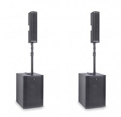 Αυτοενισχυόμενα Ηχεία Column 2-Δρόμων 12", 2000Wrms με DSP bluetooth ασυρματη συζευξη μεταξυ των 2 στηλών
