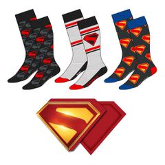 DC Comics Socks 3-Pack Superman 38-45