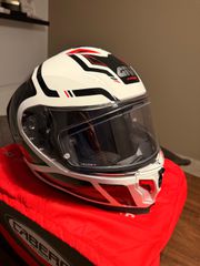 Givi H50.3 Quasar White/Black/Red Κράνος Μηχανής Full Face ECE 22.06 με Sunvisor