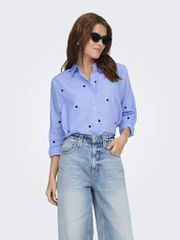 ONLY ONLNEW LINA GRACE STR EMB SHIRT NOOS WVN 15344336