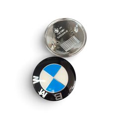 ΣΗΜΑ ΚΑΠΟ BMW ΑΣΠΡΟ ΜΠΛΕ 73MM-thumb-1