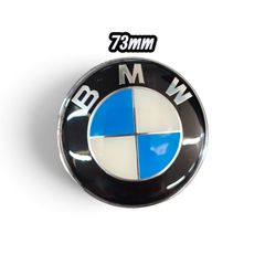 ΣΗΜΑ ΚΑΠΟ BMW ΑΣΠΡΟ ΜΠΛΕ 73MM