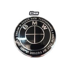 ΣΗΜΑ ΚΑΠΟ BMW M PERFORMANCE 82MM 50TH YEAR ANNIVERSARY BLACK