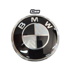 ΣΗΜΑ ΚΑΠΟ BMW 82MM BLACK CARBON