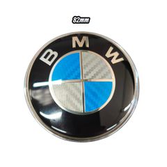 ΣΗΜΑ ΚΑΠΟ BMW 82MM BLUE CARBON