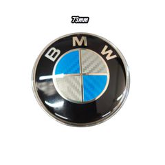 ΣΗΜΑ ΚΑΠΟ BMW 73MM BLUE CARBON