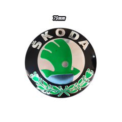 ΣΗΜΑ ΚΑΠΟ - ΠΟΡΤ ΜΠΑΓΚΑΖ SKODA GREEN 79MM