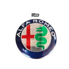 ΣΗΜΑ ΚΑΠΟ - ΠΟΡΤ ΜΠΑΓΚΑΖ ALFA ROMEO ΑΝΟΙΧΤΟ ΠΡΑΣΙΝΟ 74MM