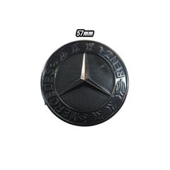 ΣΗΜΑ ΚΑΠΟ MERCEDES ΤΑΠΑ ΜΑΥΡΟ 57MM