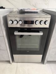 Beko Κουζίνα 55lt με Κεραμικές Εστίες Π50εκ. Inox Eco