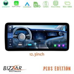 Bizzar Slim Plus Edition Mercedes A/CLA/GLA NTG4.5 Android14 8Core (8+128GB) Navigation Multimedia 12.3 Anti-reflection | Pancarshop