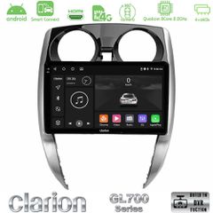 Clarion GL700 QUALCOMM Series 8Core Android ClarionOS 4+64GB Nissan Note 2013-2018 Navigation Multimedia Tablet 10" Με Carplay & Android Auto