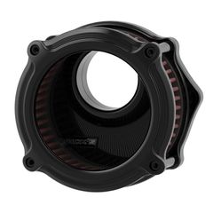 Rick's, 'Good Guys 3 Port Hole' air cleaner assembly. Black