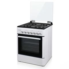 SILIFO SF6152 ΗΛΕΚΤΡΙΚΗ ΚΟΥΖΙΝΑ 60CM ΜΕ ΕΜΑΓΙΕ ΕΣΤΙΕΣ ΛΕΥΚΟ ΜΑΥΡΟ (4 ΈΤΗ ΕΓΓΥΗΣΗ)