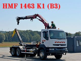 Γερανοί - Φορτηγά Με Γερανό Renault 2003 KERAX 370 DCI * HMF 1463 K1 (B3) * 6x4