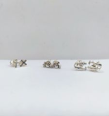 ΣΕΤ ΜΕ ΤΡΙΑ ΖΕΥΓΑΡΙΑ ΑΣΗΜΕΝΙΑ ΚΑΡΦΩΤΑ ΣΚΟΥΛΑΡΙΚΙΑ Α9526 ΤΙΜΗ