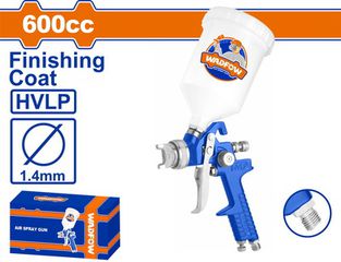 Wadfow WGA1506 Πιστόλι Βαφής Αέρος HVLP Άνω Δοχείου 1.4mm Πλαστικό 600cc / 1.4mm