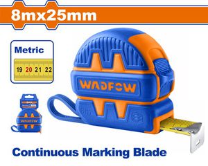 Wadfow WMT1241 Μετροταινία με Αυτόματη Επαναφορά Μετρικό 8m X 25mm
