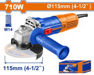Wadfow WAG15761 Γωνιακός Τροχός Ρεύματος 710W / 115mm