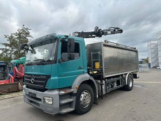 Ανατροπή + Γερανός Mercedes-Benz 2009 Axor 1824 EURO5