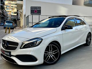 Mercedes-Benz A 180 2017 AMG LINE!!! ΔΕΡΜΑ,ΟΡΟΦΗ,NAVI!