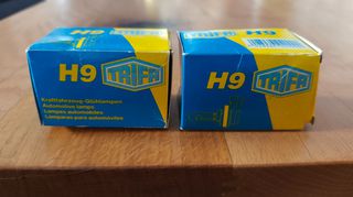 Σετ 2 Λαμπών TRIFA H9 12V 65W. Καινούργιες, Αχρησιμοποίητες