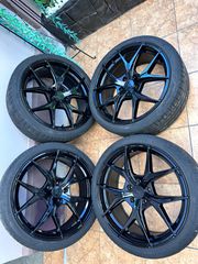 5x112 19x8.5 αψογες ζάντες Keskin Germany με ελαστικά hankook ventus σε άριστη κατάσταση