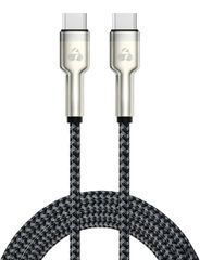 ΚΑΛΩΔΙΟ ΦΟΡΤΙΣΗΣ ΚΑΙ ΜΕΤΑΦΟΡΑΣ ΔΕΔΟΜΕΝΩΝ USB TYPE C 1,0m ΜΑΥΡΟ POWERTECH PTR-0198