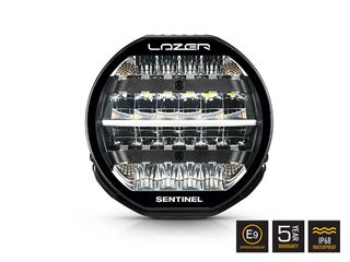 Sentinel 9" Highline με φώτα θέσης Μαύρο 17020 Lumens - Lazerlamps