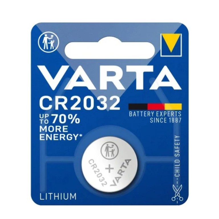 Μπαταρία Λιθίου Varta CR2032 3V - 1 Τεμάχιο (Blister)