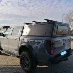 Κουβούκλιο Explorer για Ford Ranger 2012–2022 Διπλοκάμπινο, Μαύρο με Λεία Λαμαρίνα Alu-Cab