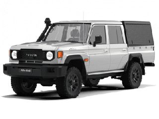 Κουβούκλιο Explorer για Toyota Land Cruiser 79 1984+, Μαύρο με Ανάγλυφη Λαμαρίνα Alu-Cab