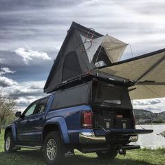 Κουβούκλιο Adventure VW Amarok 2010+ Διπλοκάμπινο μαύρο/λεία λαμαρίνα Alu-Cab