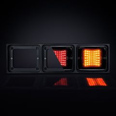 Πλαίσιο IZE LED για 3 τετράγωνα φώτα