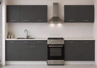 Intrahome Ευθεία Κουζίνα 57 Πλάτος 400 κουτία 56cm / 64cm / 79cm / 97cm / 99cm Κρεμαστά – Βάσεις μαζί με πάγκο μελαμίνης 3,2cm Intrahome-anthraki231282362425