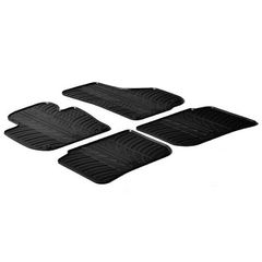 LAMPA - ΠΑΤΑΚΙΑ ΑΥΤΟΚΙΝΗΤΟΥ ΑΠΟ ΛΑΣΤΙΧΟ ΓΙΑ SKODA SUPERB 09/2008-2015 ΣΕ ΜΑΥΡΟ ΧΡΩΜΑ ME ΚΟΥΜΠΩΜΑΤΑ - 4 ΤΕΜ.