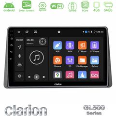 Clarion GL500 Series 8Core Android ClarionOS 4+64GB Dacia Duster 2019-> Navigation Multimedia Tablet 10"