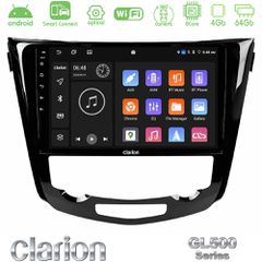 Clarion GL500 Series 8Core Android ClarionOS 4+64GB Nissan Qashqai J11 (AUTO A/C) Navigation Multimedia Tablet 10"