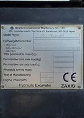 Εκσκαφέας Με Λάστιχα Hitachi 2015 ZX170 W-5B-thumb-16