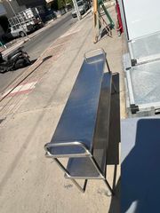 Ραφιέρα inox Πάγκου Διπλή (Α4568)-thumb-3
