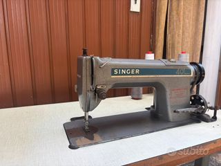 Βιομηχανική γαζωτική ραπτομηχανή Singer 491 D300GA με έπιπλο